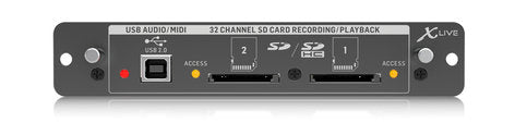 Behringer XLIVE SD / USB Recording Expansion Card for the X32 Digital Mixer