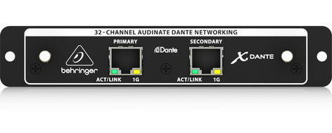 Behringer XDANTE 32-Channel Dante Expansion Card the X32 Digital Mixer