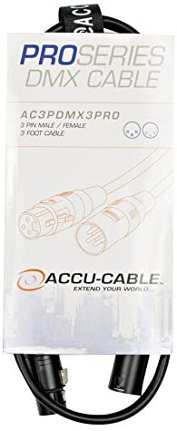 Accu-Cable Pro 3' - 3 Pin