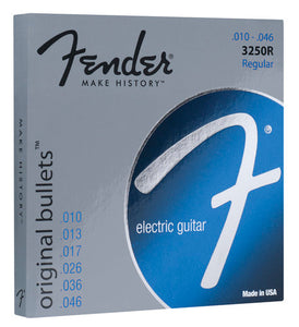 Fender Pure Nickel .010-.046 Regular Gauge Electric Guitar Strings