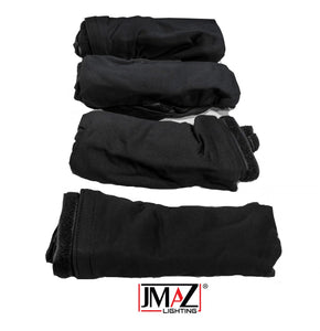 JMAZ Event Booth Facade Replacement Scrim (Black)