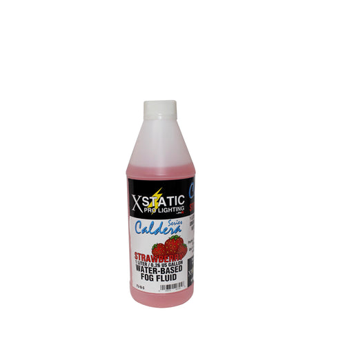 Pro X Strawberry Scented Water-Based Fog Juice (1 Liter) Caldera Series