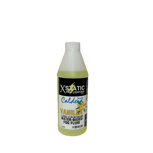 Pro X Vanilla Scented Water-Based Fog Juice (1 Liter) Caldera Series