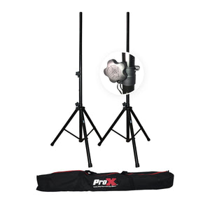 Pro X Set of 2 Heavy Duty Speaker Tripod Stands 6'T