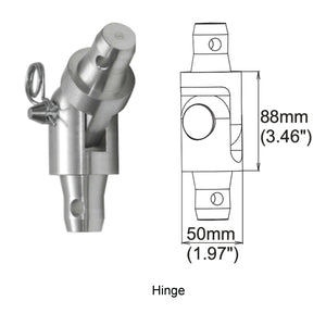 JMAZ Double Male Single Hinge (4 pack)