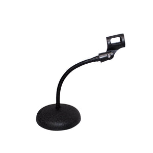 Pro X Gooseneck Desktop Microphone Stand W/ 6" Round Base