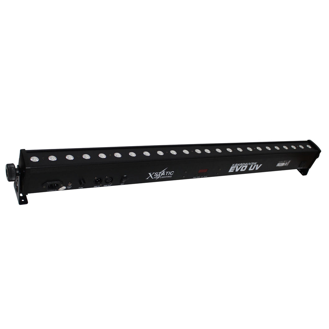 Pro X Evo UV 24 3W LED Ultraviolet Black Light Bar