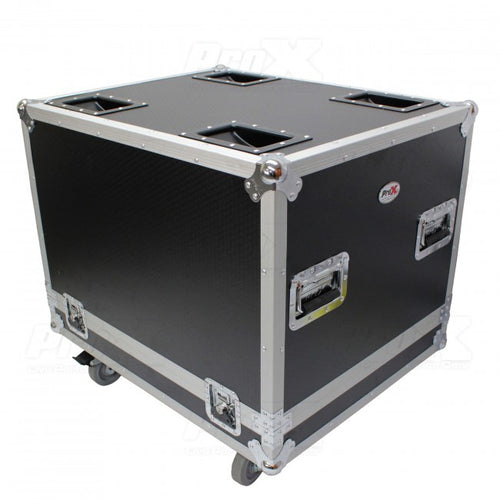 Pro X Flight Case for RCF SUB 8004-AS & RCF SUB 708-AS II Subwoofer W/ 4 In. Wheels