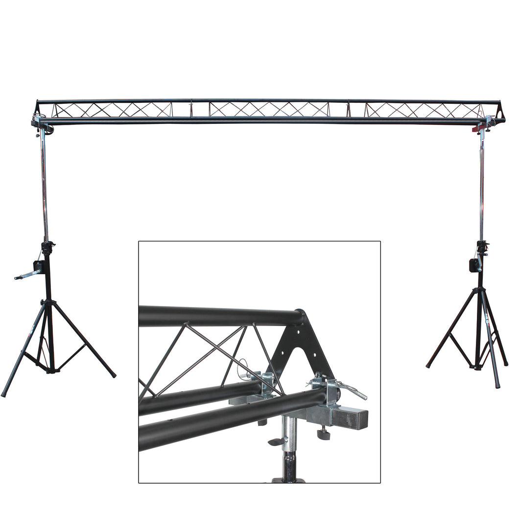 Pro X Medium Duty Crank Up Lighting System W/ Triangle Truss 14.25