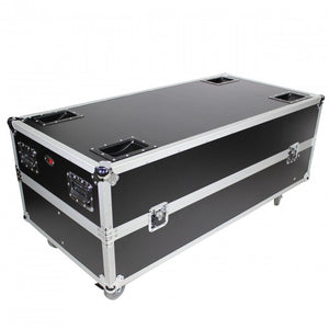 Pro X Flight Case for 2 RCF NXL44-A with 4 Inch Wheels