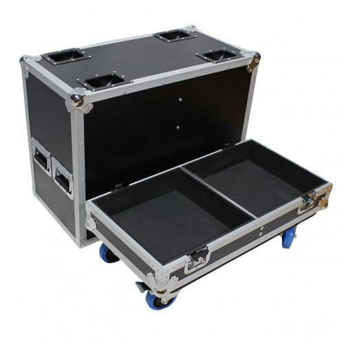 Pro X Flight Case for Two RCF ST 15-SMA Stage Monitors W/ 4