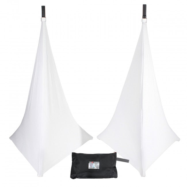 Pro X 3 Sided White Scrim for Speaker Tripod or Lighting Stand - 2 Pack