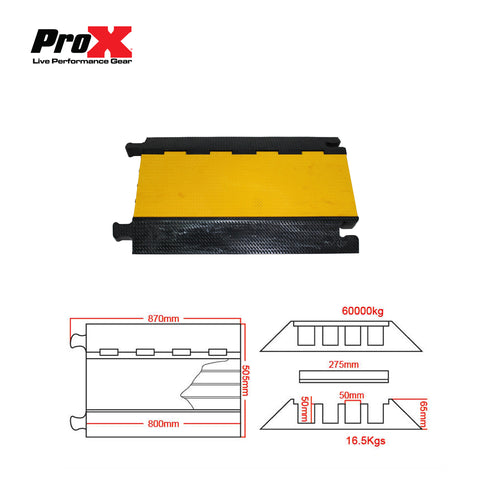 Pro X Cable Ramp W/ 4 Channels