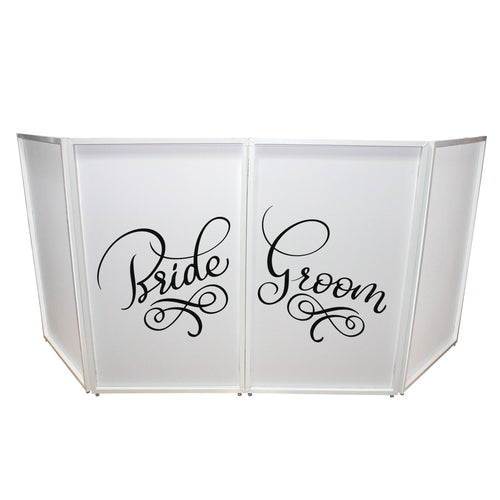 Pro X Bride and Groom Facade Scrim - Set of 2