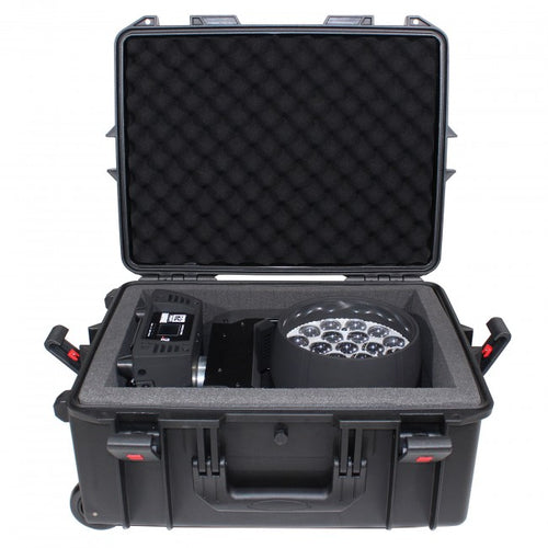 Pro X Medium Universal Watertight Case W/ Extendable Handle, Wheels and Pluck-N-Pak Foam