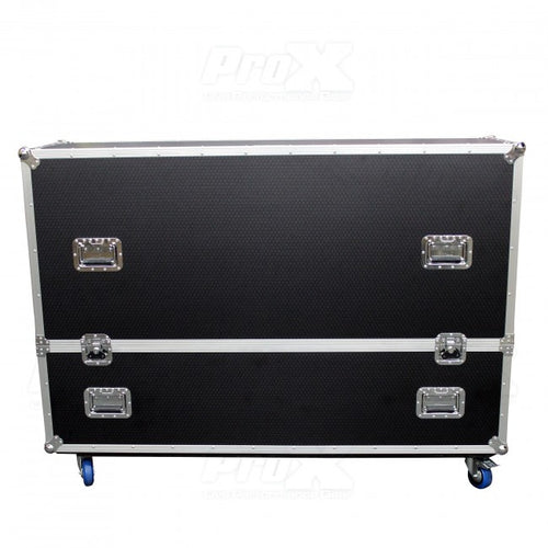 Pro X Flat Screen TV Road Case Holds Two 70
