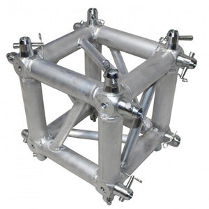 Pro X 6 Way Square Truss Junction Block - Includes 4 Way 16 Half Conical Couplers