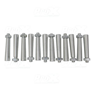 Pro X 12 Pack Tapered Shear Pin With Threaded Tip & Nut