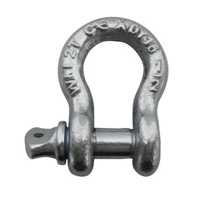 Pro X 2 Ton 1/2" Galvanized Screw Pin Shackle