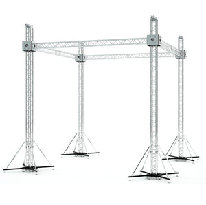 Pro X Stage Flat Roof Package W/ 4 Chain Hoists | 20'W x 20'L x 23'H