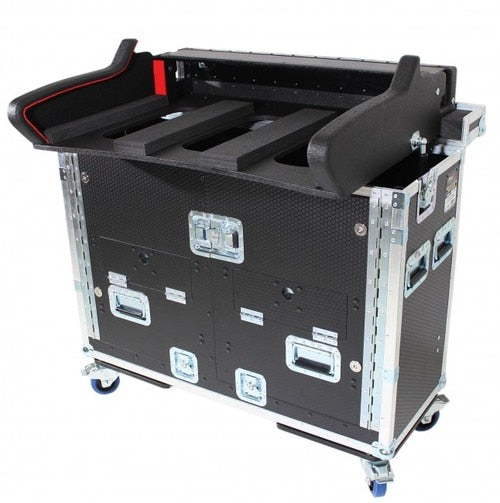 Pro X Detachable with 2U under console Retracting Hydraulic Lift Case for Allen and Heath DLive S5000