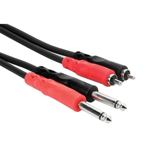 Accu-Cable 6' RCA To 1/4