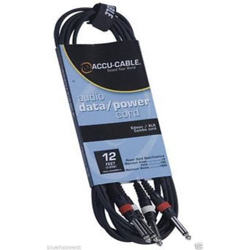 Accu-Cable 12' Stereo 1/4
