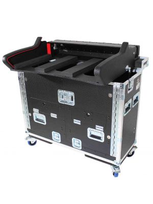 Pro X Detachable Retracting Hydraulic Lift Case With 2U for Allen and Heath DLive C3500