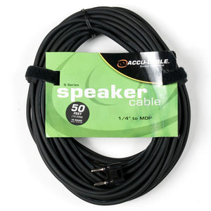 Accu-Cable 50' 1/4" to Banana Plug (MDP) (16 Guage)