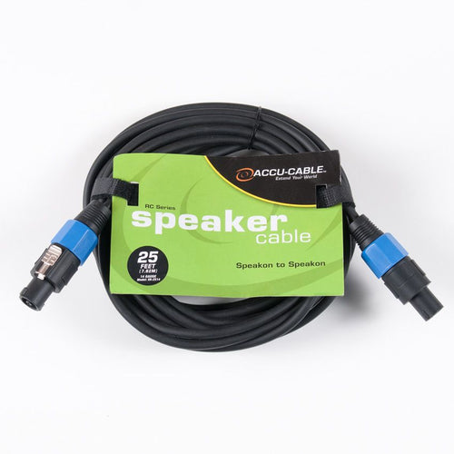 Accu-Cable 25' Speakon to Speakon Cable (14 Gauge)