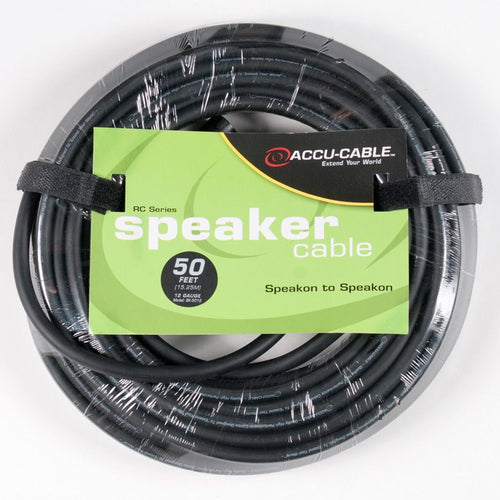Accu-Cable 50' Speakon to Speakon Cable