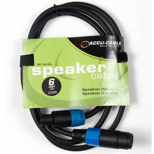 Accu-Cable 6' Speakon Extension